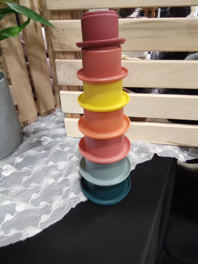 Silicone stacking tower